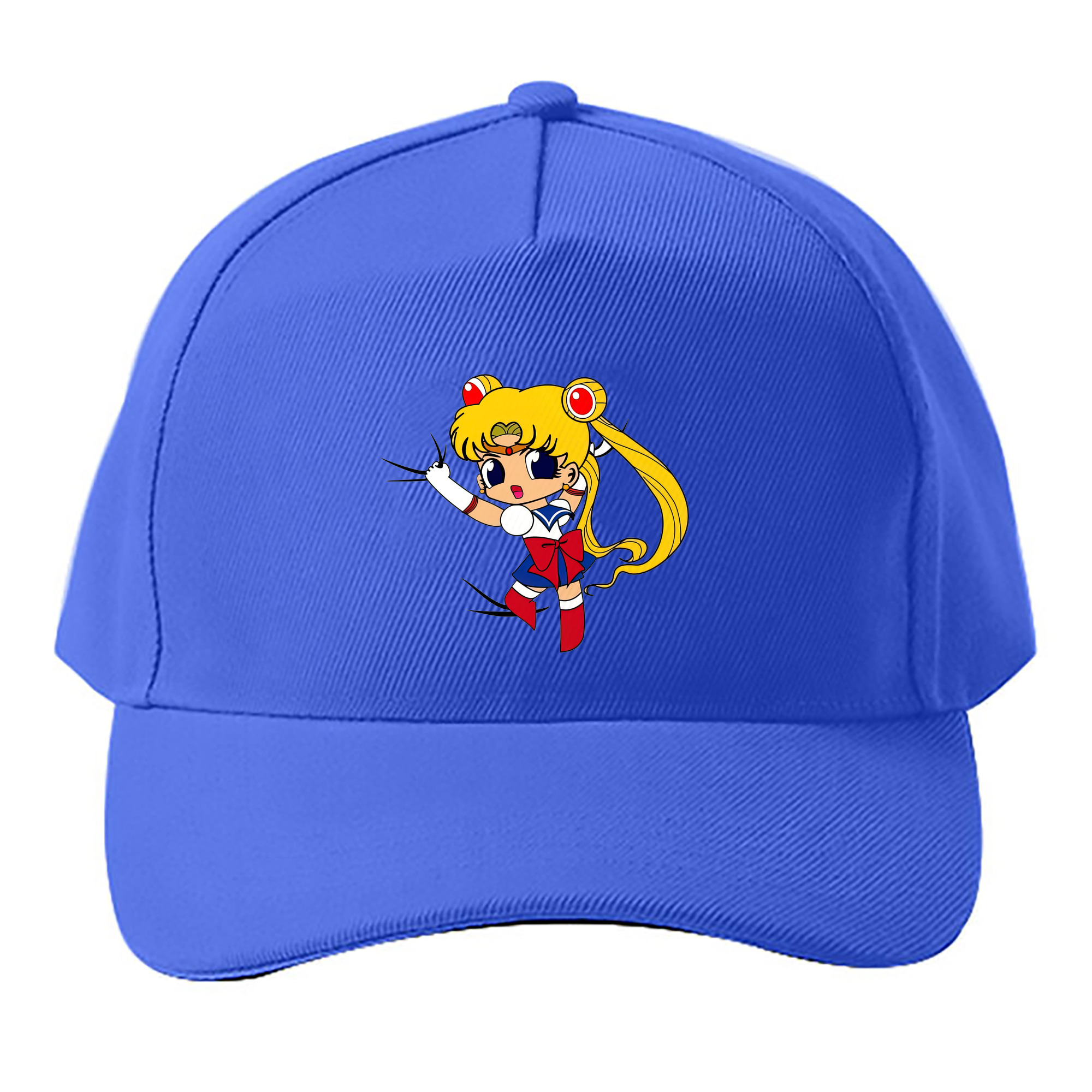 （画像用） 美少女戦士セーラームーン 月野 うさぎ つきの うさぎ Sailor Moon Tsukino Usagi ベースボールキャップ 綿100％ 男女兼用 帽子 スポーツ